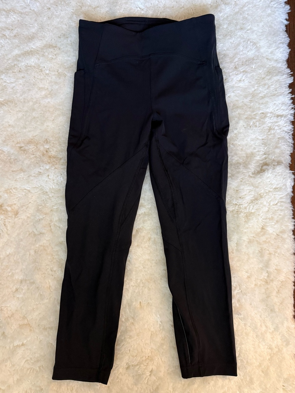 Lululemon Speed Up Black High-Rise Pocket Leggings, size 6 - Picture 2 of 6
